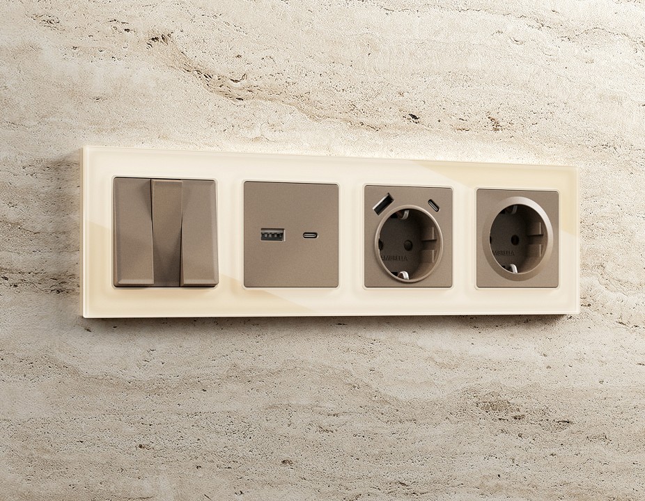 Рамка на 2 поста ambrella volt alfa af330302