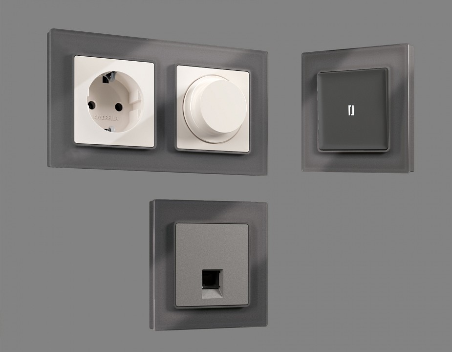 Рамка на 5 постов ambrella volt alfa af330655