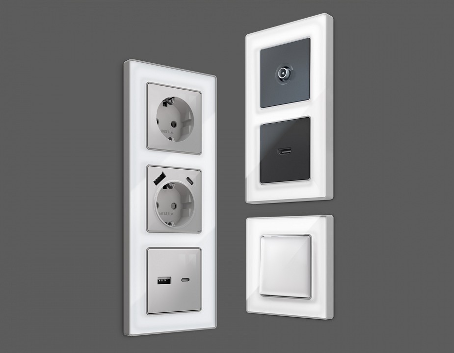 Рамка на 2 поста ambrella volt alfa af580132