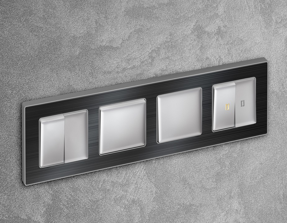 Клавиши для выключателя двухклавишного ambrella volt alfa ap4030