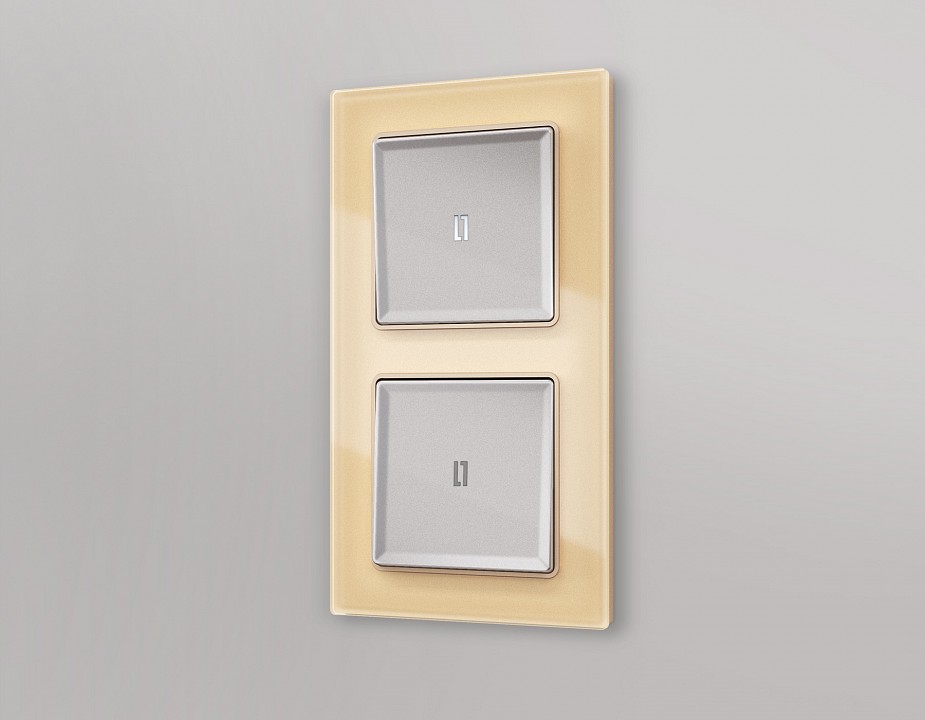 Клавиша для выключателя одноклавишного c подсветкой ambrella volt alfa ap5020