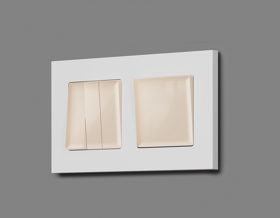 Выключатель проходной одноклавишный ambrella volt alfa ma301020