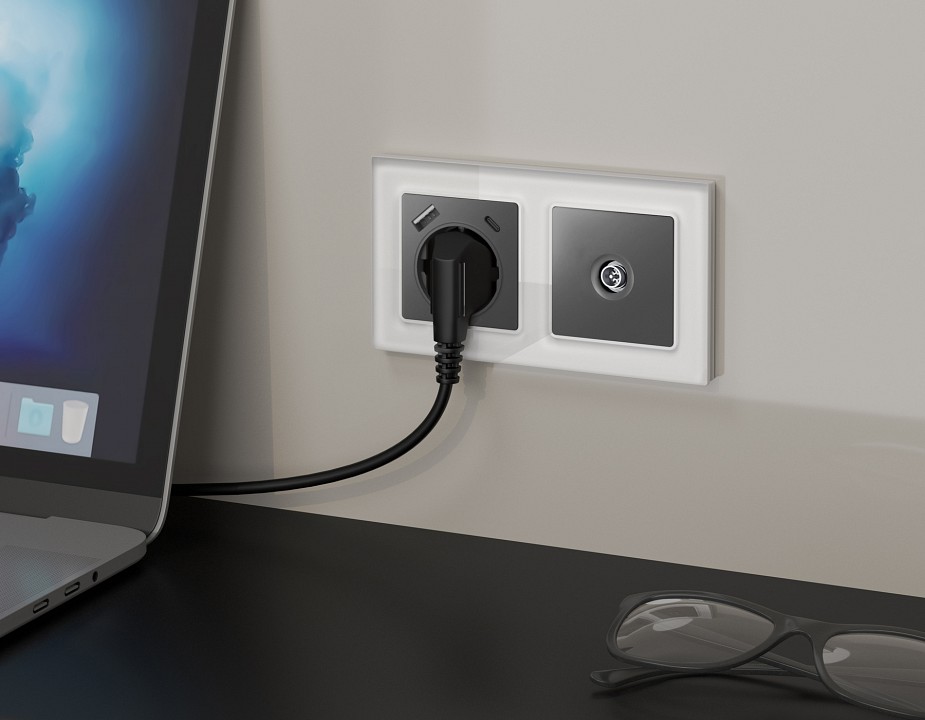 Тв-розетка оконечная без рамки ambrella volt alfa ma663005