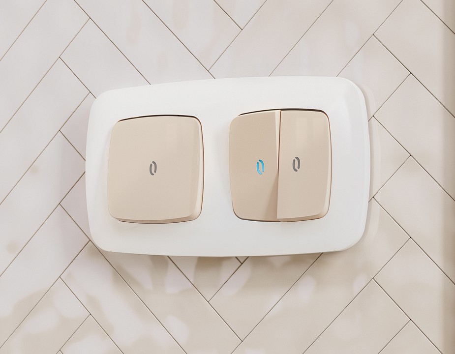 Рамка на 1 пост ambrella volt omega of140101