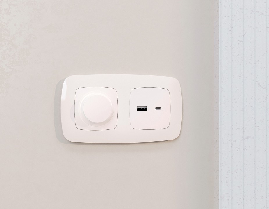 Рамка на 2 поста ambrella volt omega of140202