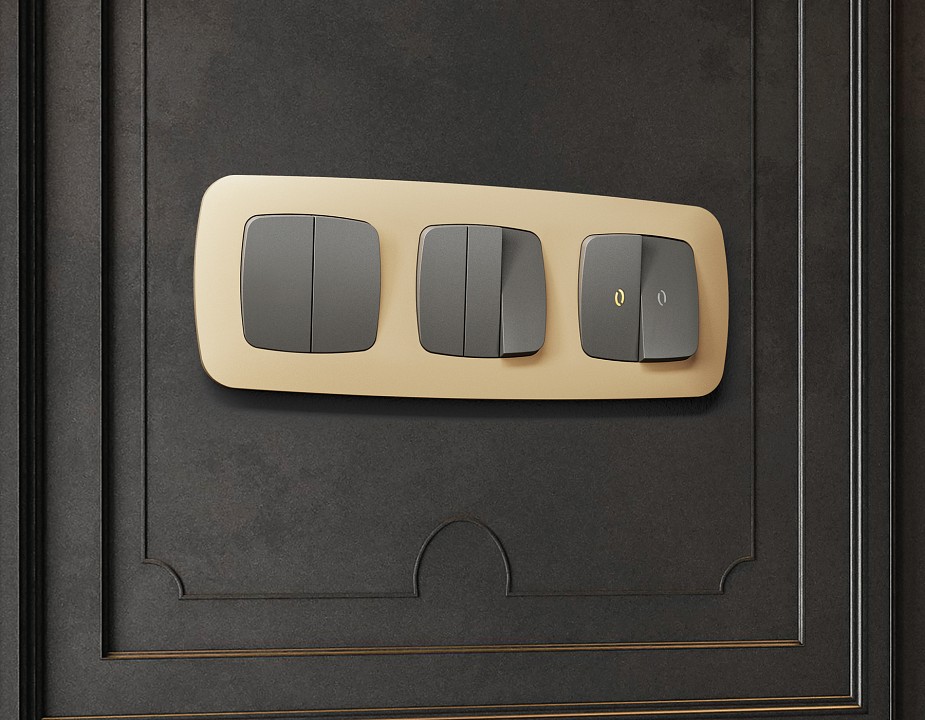 Рамка на 2 поста ambrella volt omega of140602