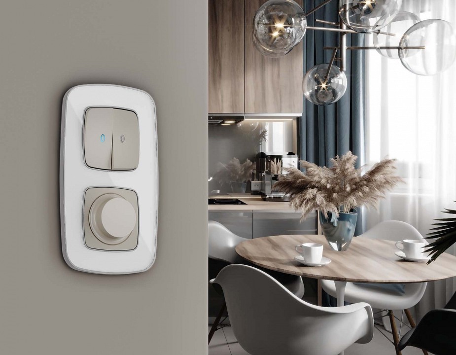 Рамка на 3 поста ambrella volt omega of640133