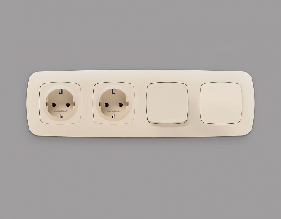 Клавиша для выключателя одноклавишного ambrella volt omega op3210