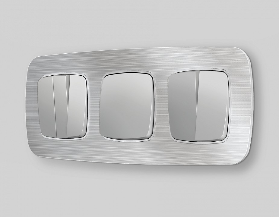 Клавиши для выключателя трехклавишного ambrella volt omega op4050