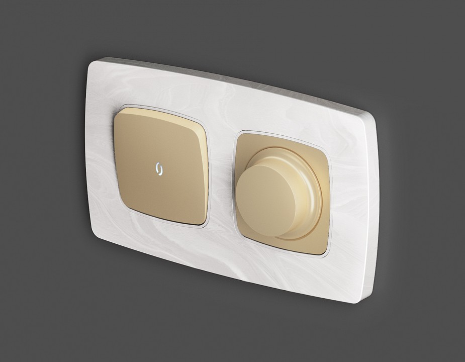 Накладка для диммера ambrella volt omega op6055