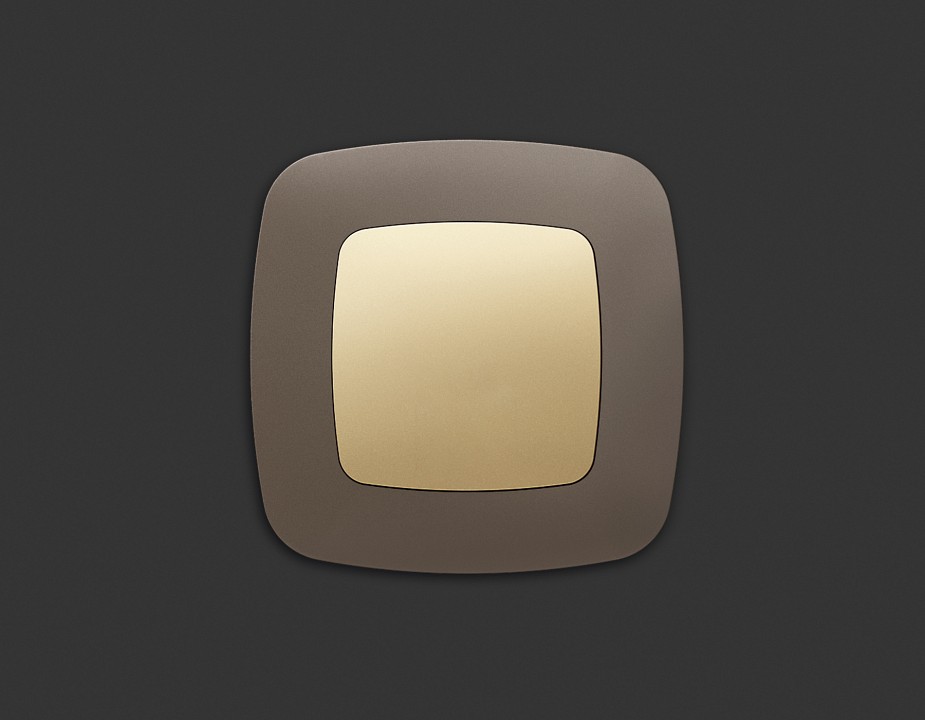 Заглушка для поста с рамкой ambrella volt omega op6160