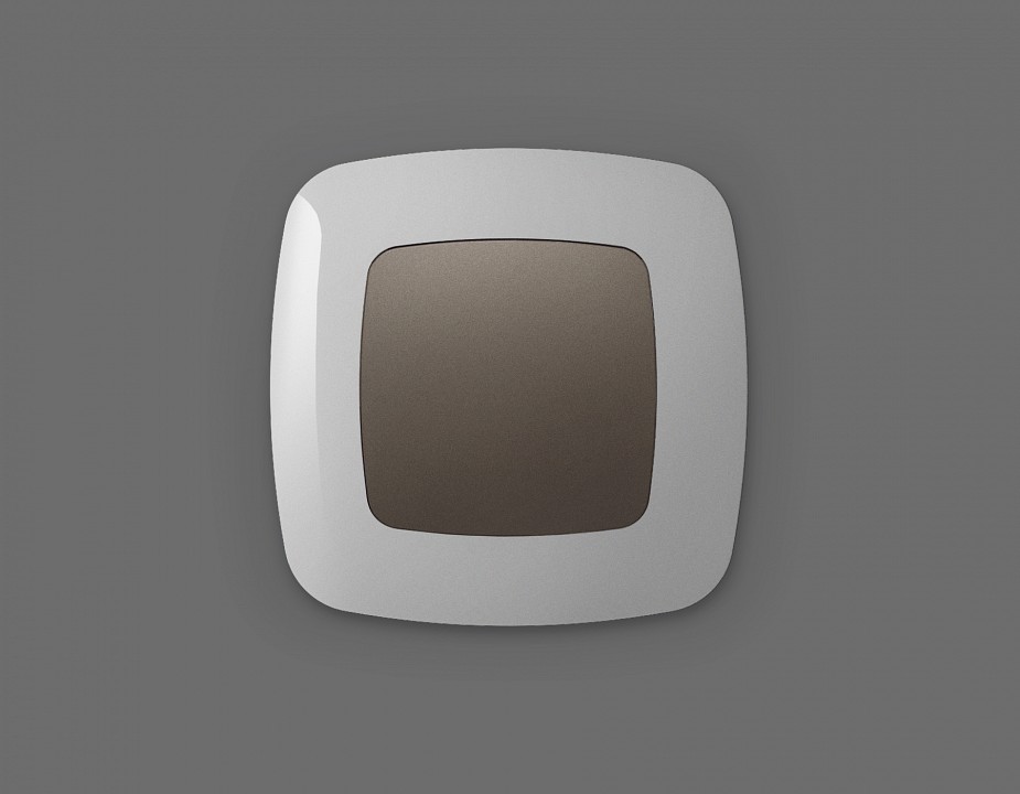 Заглушка для поста с рамкой ambrella volt omega op6460