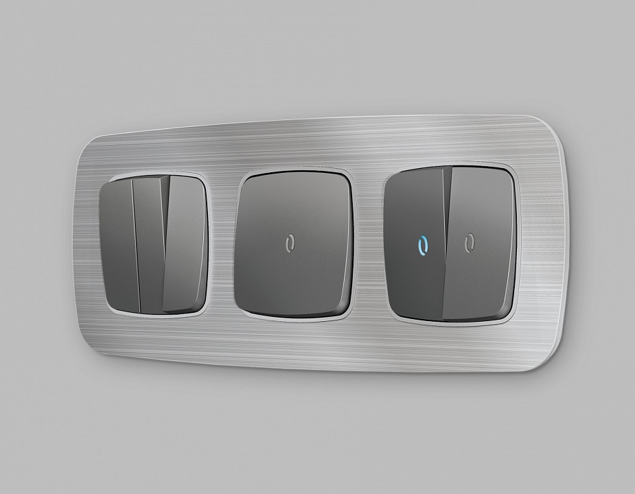 Клавиши для выключателя трехклавишного ambrella volt omega op6550