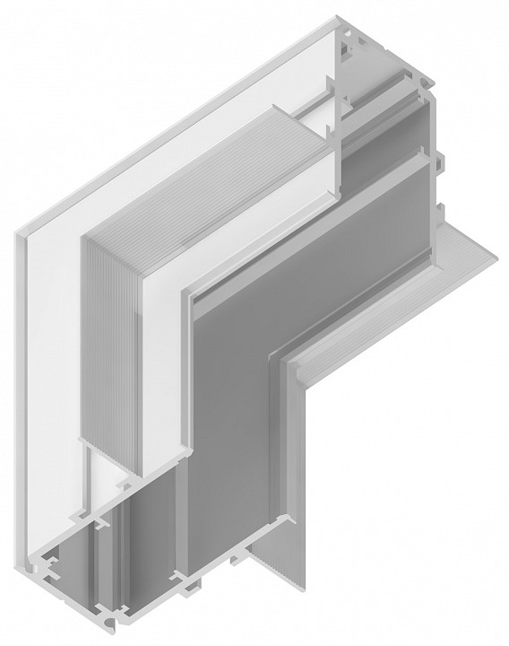 Соединитель угловой l-образный для треков встраиваемых ambrella light gl gl3362