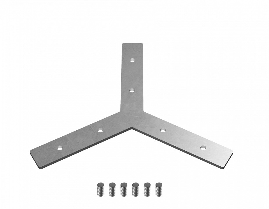 Соединитель угловой y-образный накладной ambrella light profile system gp gp8056