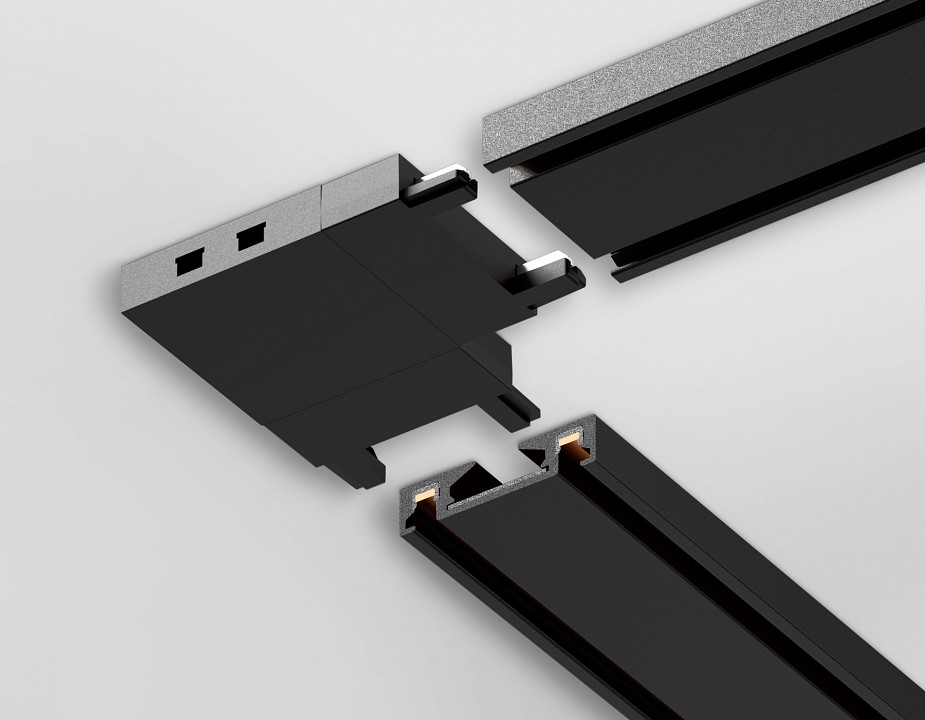 Соединитель угловой l-образный для треков ambrella light gv gv1116