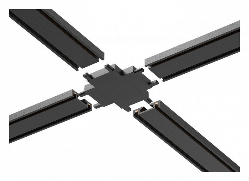 Соединитель x-образный для треков накладных aployt magnetic track 48 apl.0181.00.06