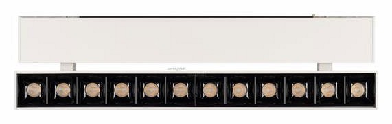 Светильник на штанге arlight mag-laser-fold-45-s320-12w warm3000 (wh, 15 deg, 24v) 026972