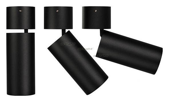 Светильник на штанге arlight sp-polo-surface-flap-r65-8w warm3000 (bk-bk, 40 deg) 027530