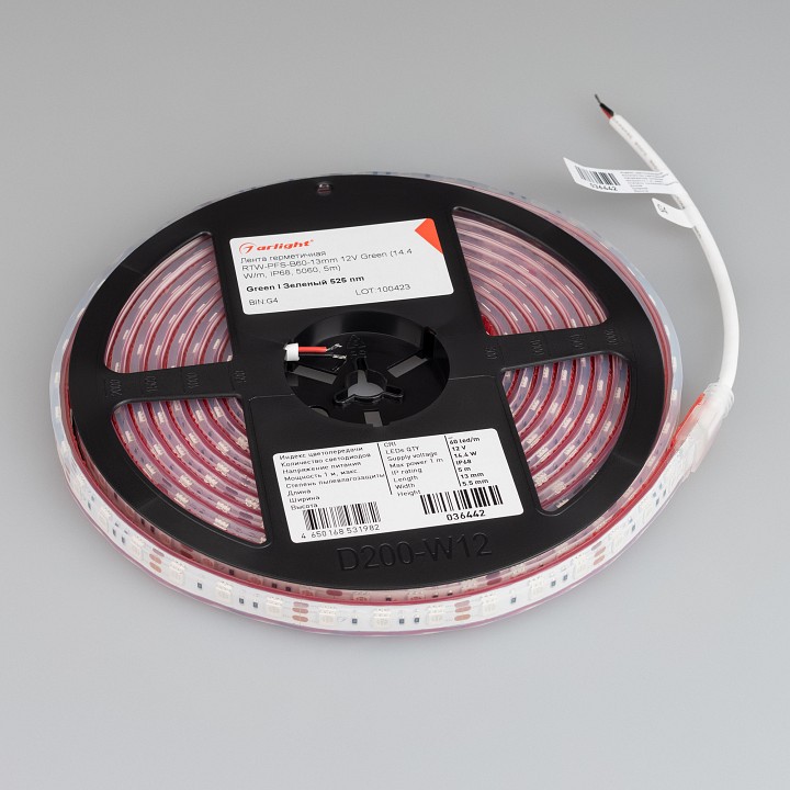 Лента светодиодная arlight rtw герметичная 036442