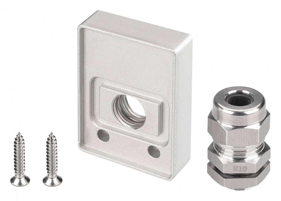 Заглушка для профиля с отверстием arlight arh-floor 38702