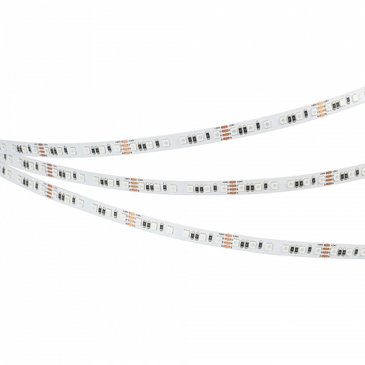 Лента светодиодная arlight a120 rgb 24v 8mm 12 w/m ip20-ip67 042905