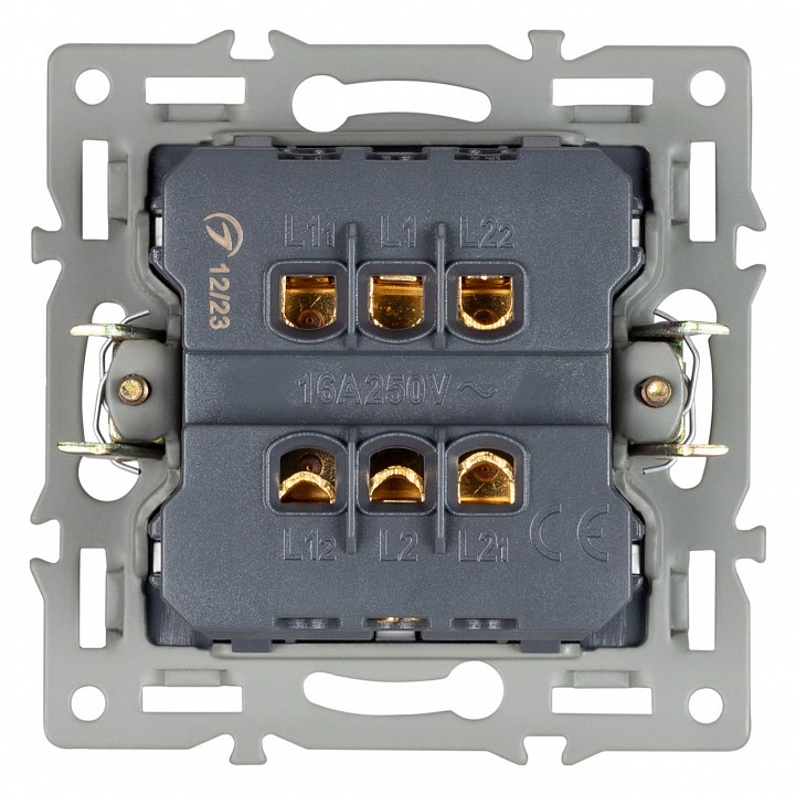 Выключатель перекрестный одноклавишный без рамки arlight swt 043719