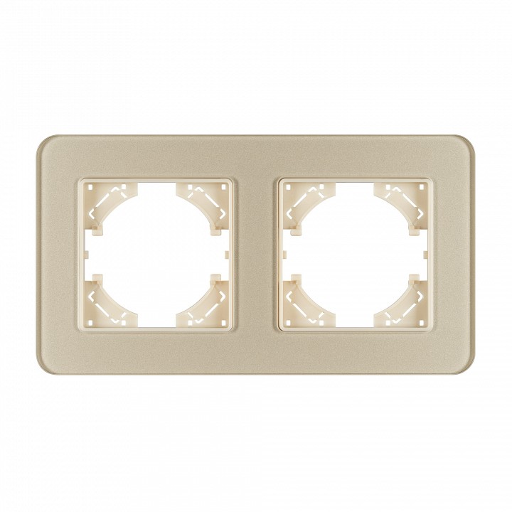 Рамка на 2 поста arlight omali 049695