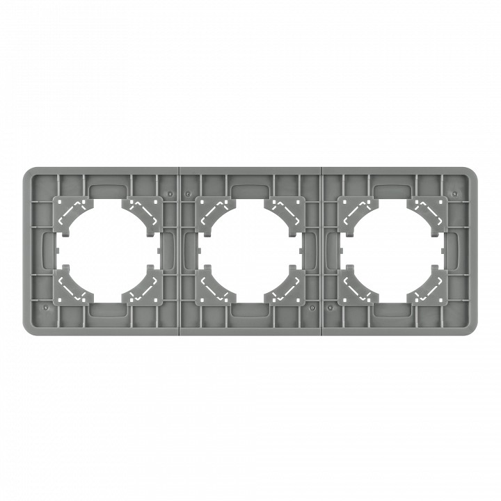 Рамка на 3 поста arlight omali 049698