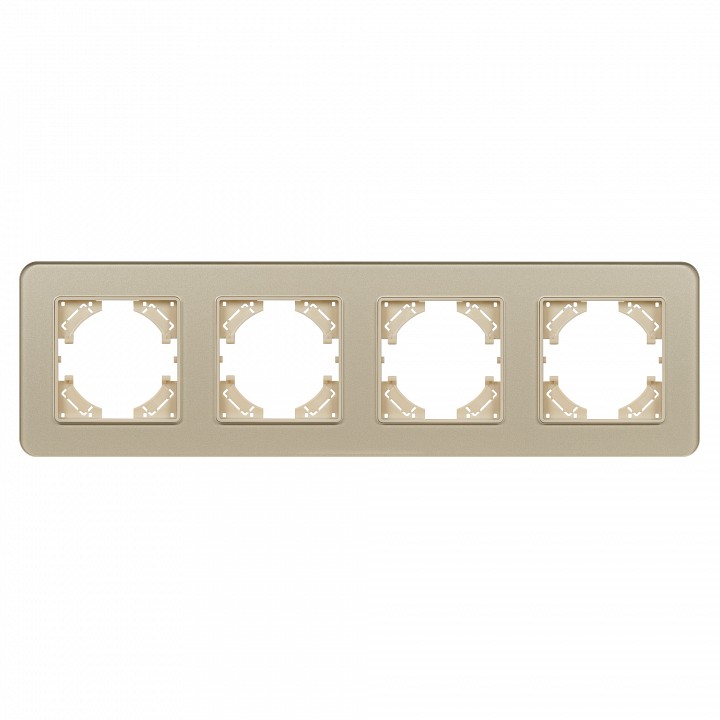 Рамка на 4 поста arlight omali 049703