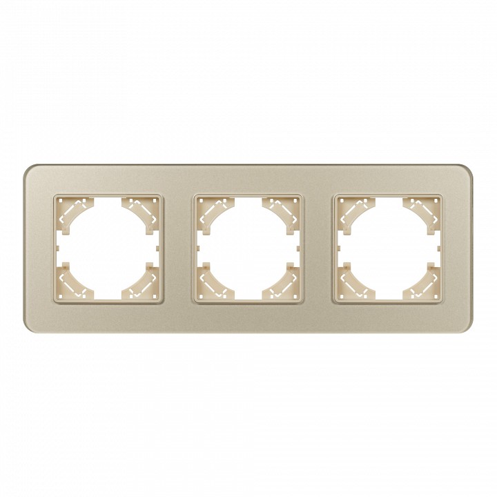 Рамка на 3 поста arlight omali 049715