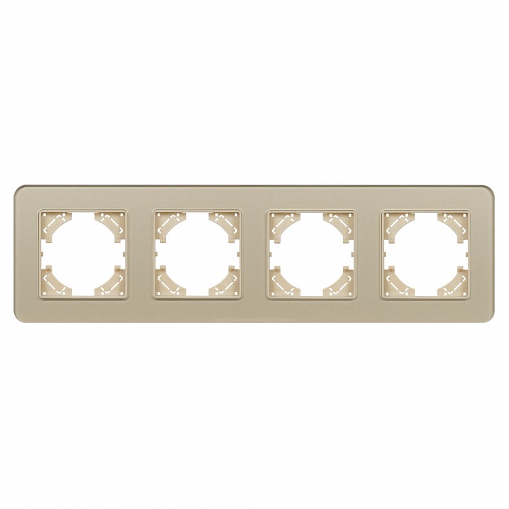 Рамка на 4 поста arlight omali 049719