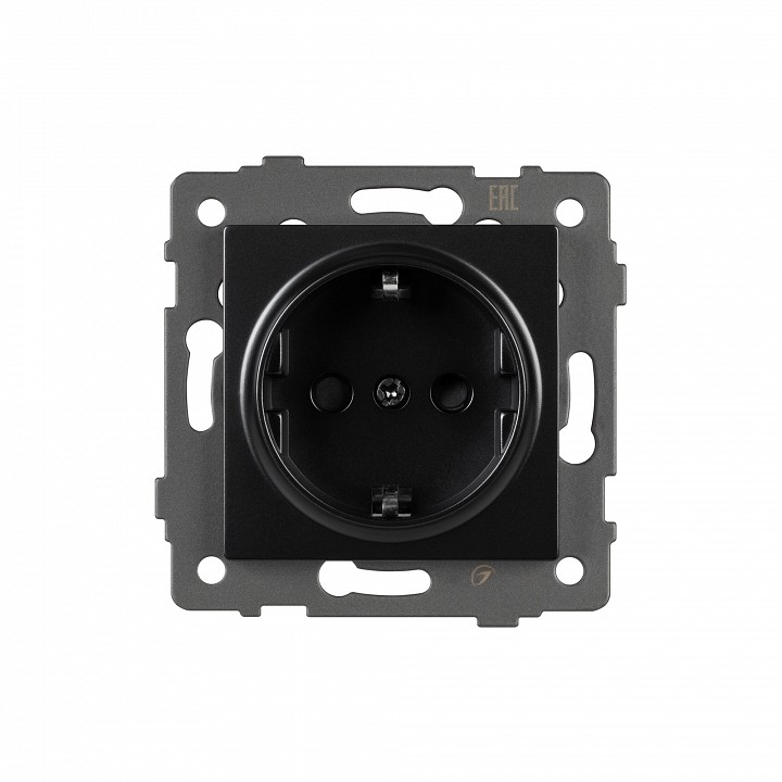 Розетка с заземлением, Без рамки arlight sct 049815