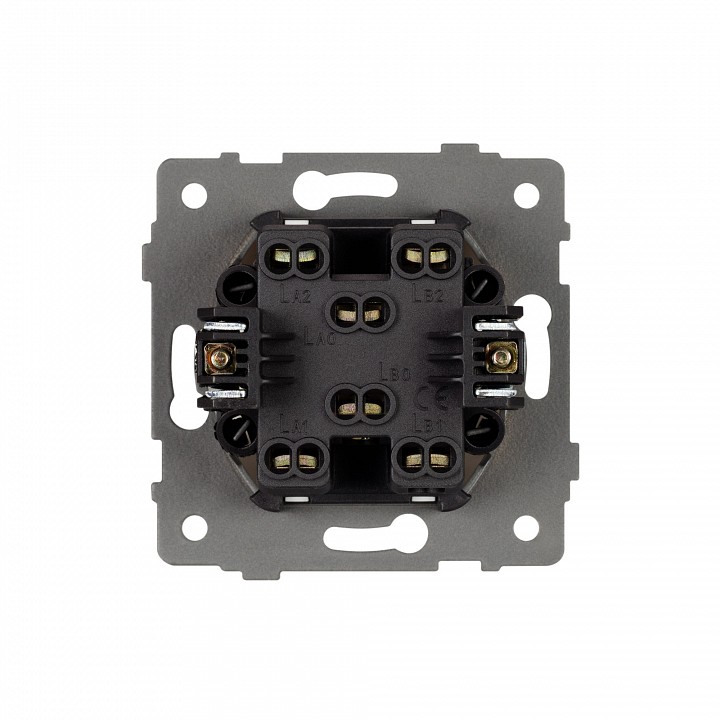 Выключатель проходной двухклавишный без рамки arlight swt 049893