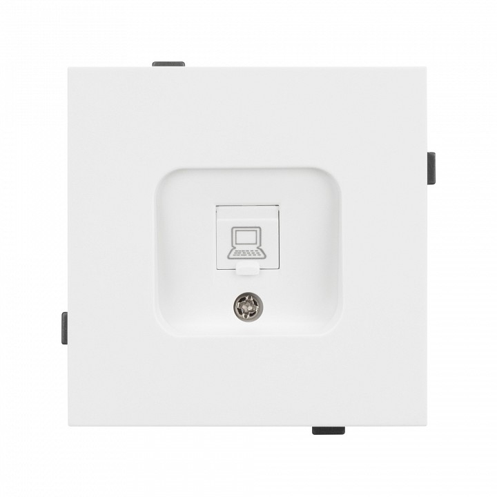 Розетка ethernet rj-45 и со шторками, Без рамки arlight sct-tendo 054098
