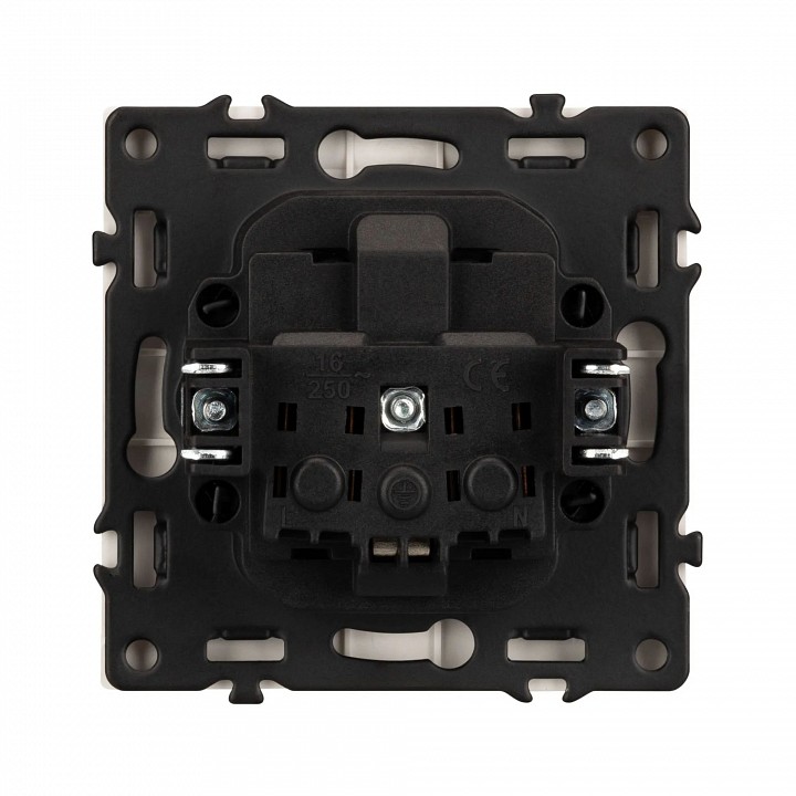 Розетка влагозащищенная с заземлением с крышкой, Без рамки arlight sct 054280