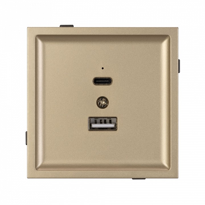 Розетка 2хusb type a и c без рамки arlight sct-tendo 054537