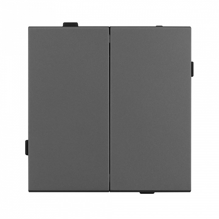 Выключатель двухклавишный без рамки arlight swt 054546