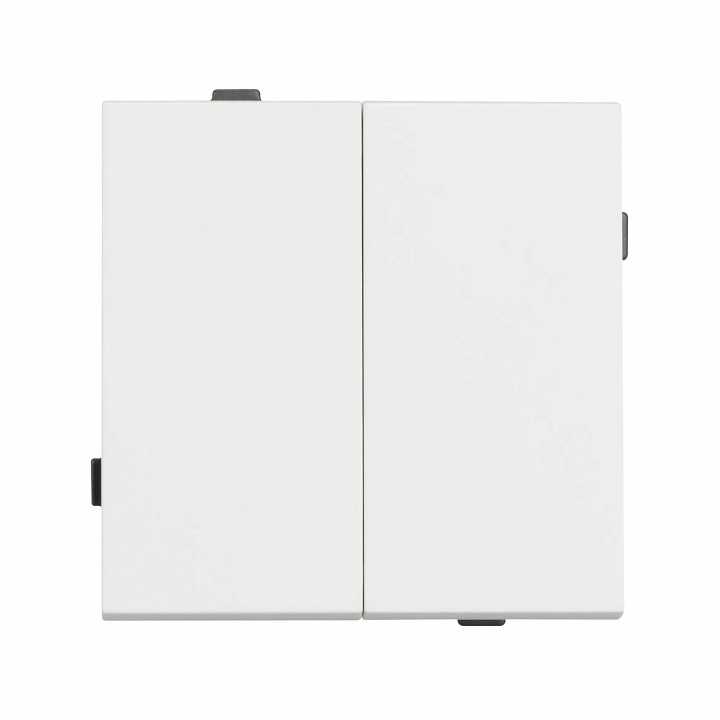 Выключатель двухклавишный без рамки arlight swt 054547