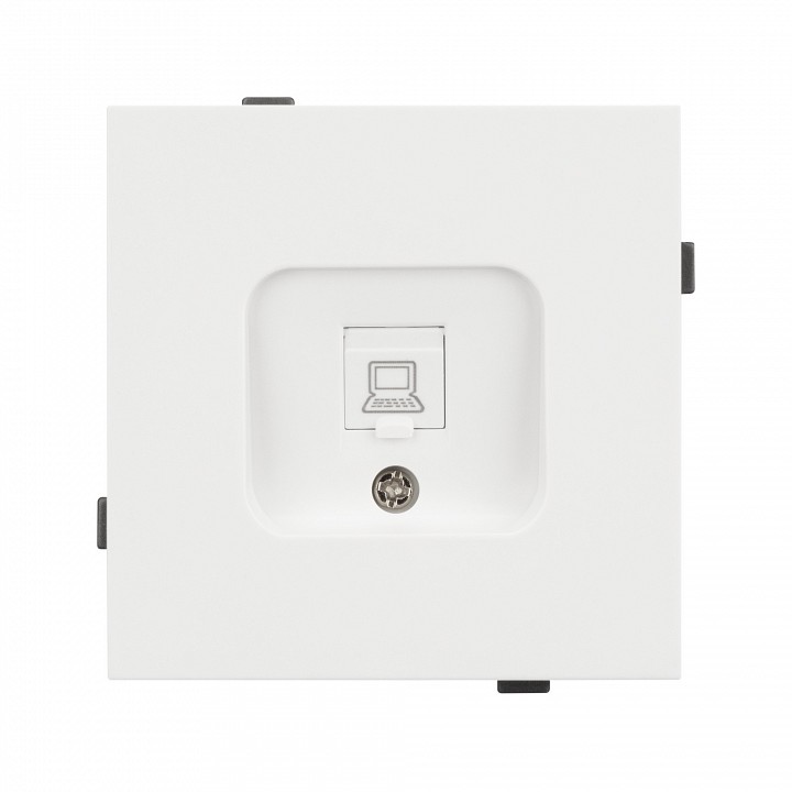 Розетка ethernet rj-45 и со шторками, Без рамки arlight sct-tendo 054594