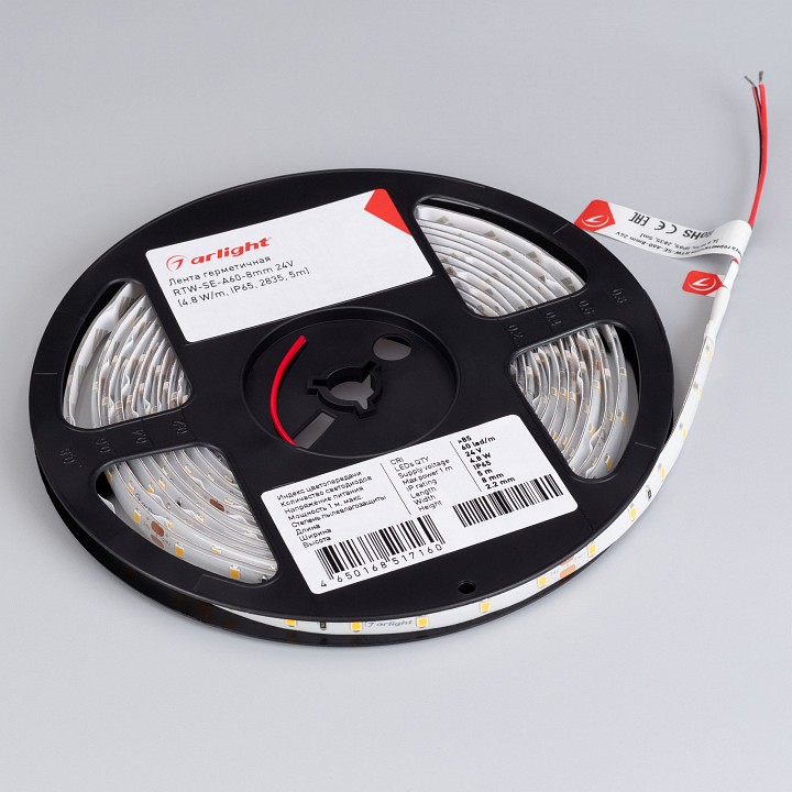 Лента светодиодная arlight rtw-se-a60-8mm 055407