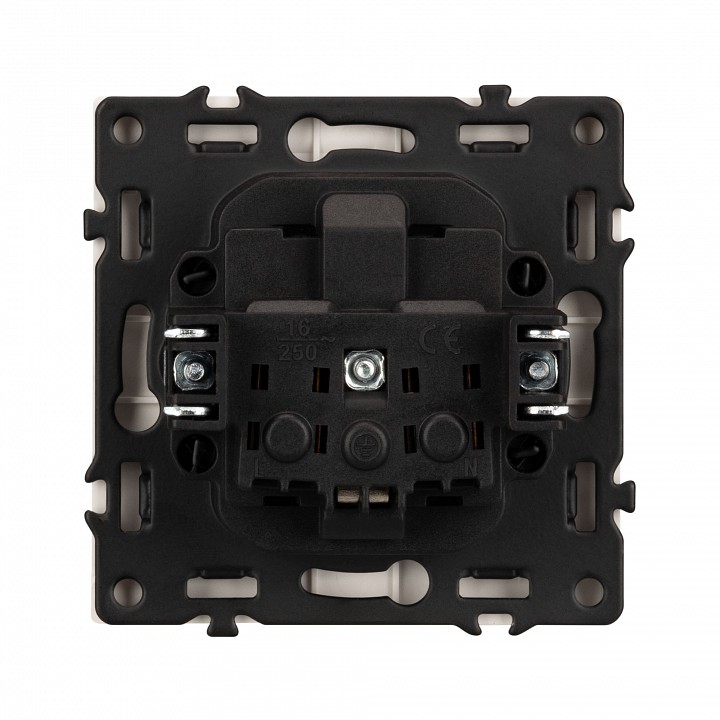 Розетка влагозащищенная с заземлением с крышкой, Без рамки arlight sct-nobe 059441