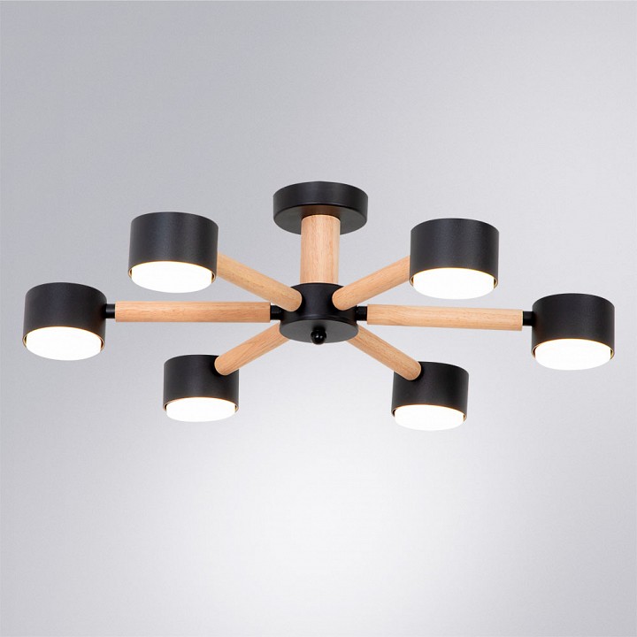 Потолочная люстра arte lamp tenda a1624pl-6bk