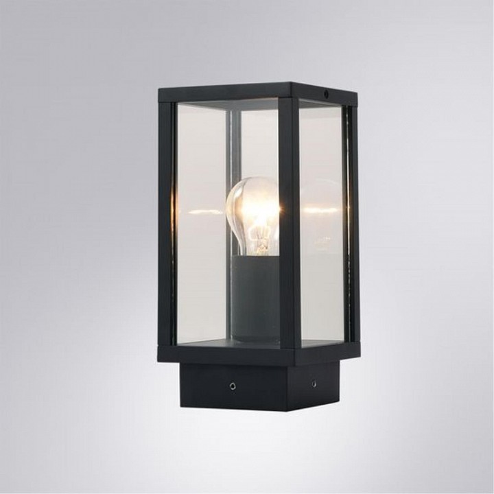Наземный низкий светильник arte lamp pot a1631fn-1bk