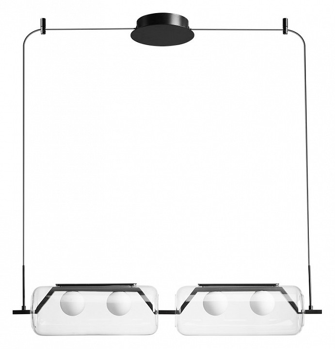 Подвесной светильник arte lamp geneva a2341sp-4bk