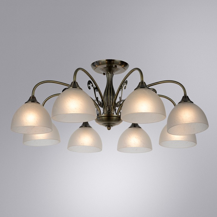 Люстра на штанге arte lamp spica a3037pl-8ab