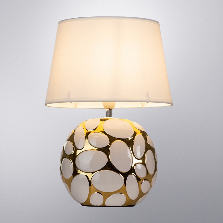 Настольная лампа декоративная arte lamp poppy a4063lt-1go