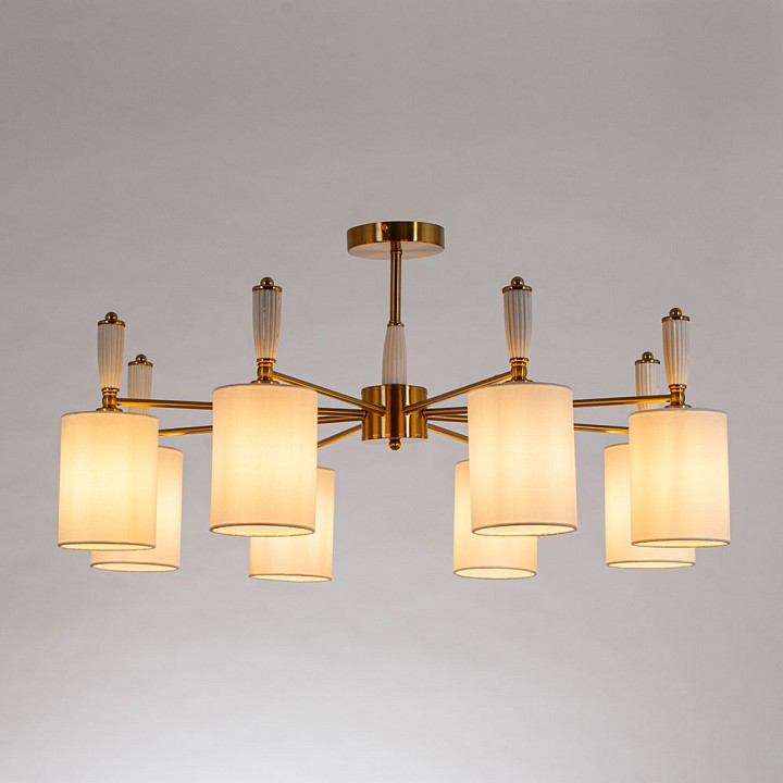 Люстра на штанге arte lamp waverley a4102pl-8pb