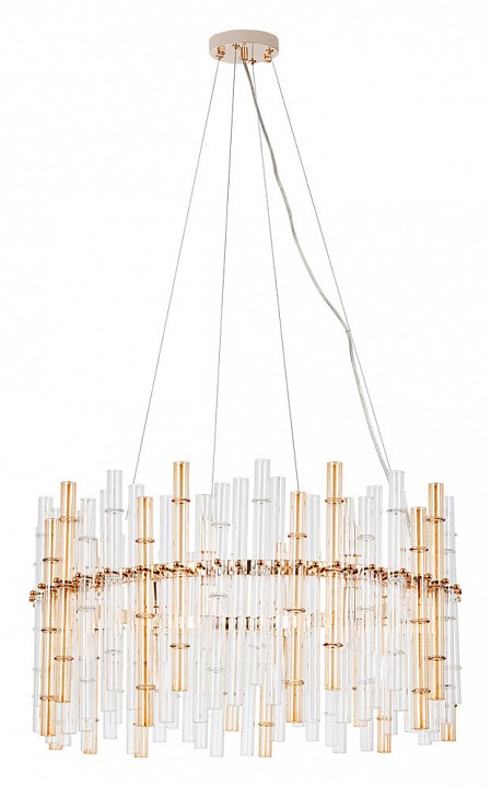 Подвесной светильник arte lamp crystalla a4111lm-16go
