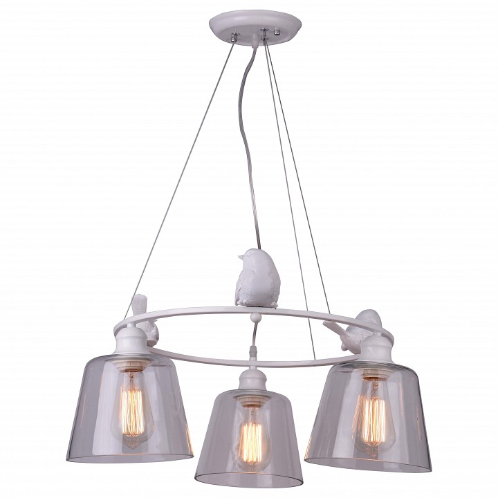 Подвесная люстра arte lamp passero a4289lm-3wh